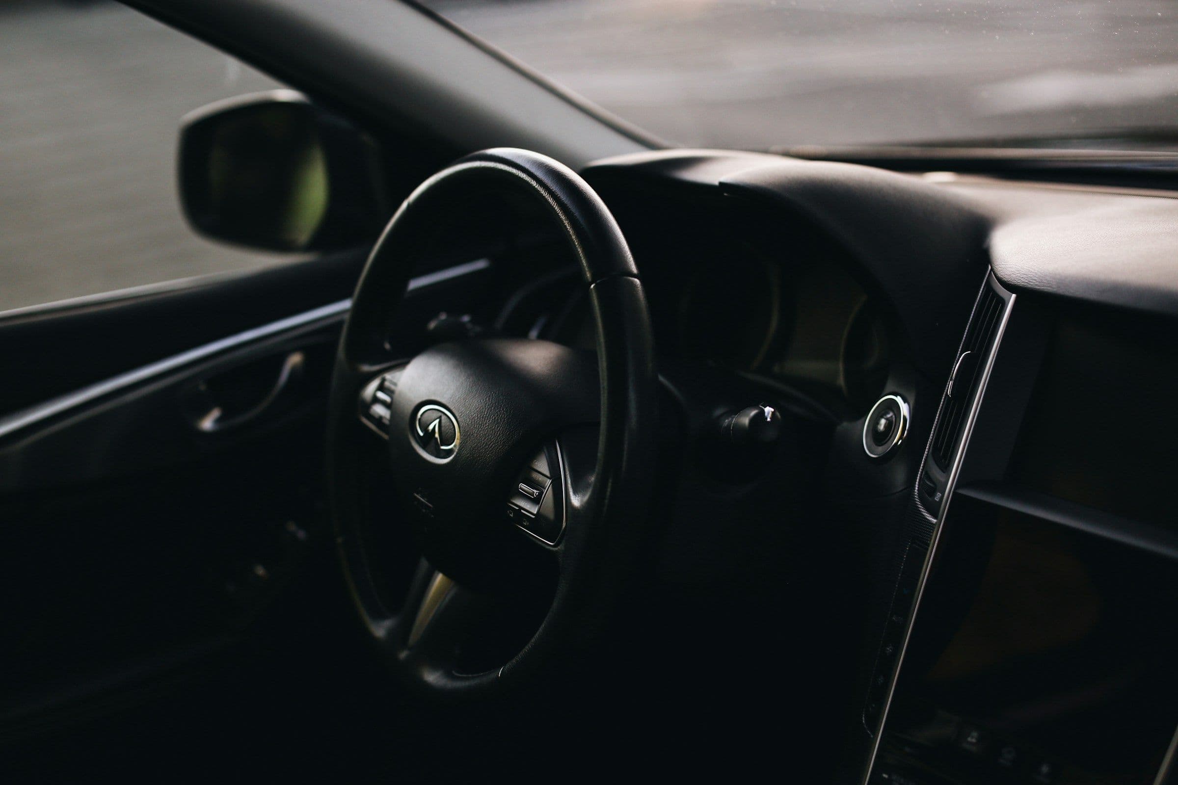 Verzorgd interieur van een premium auto